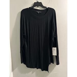 🔴Yana K Black long sleeve tunic top one size‎